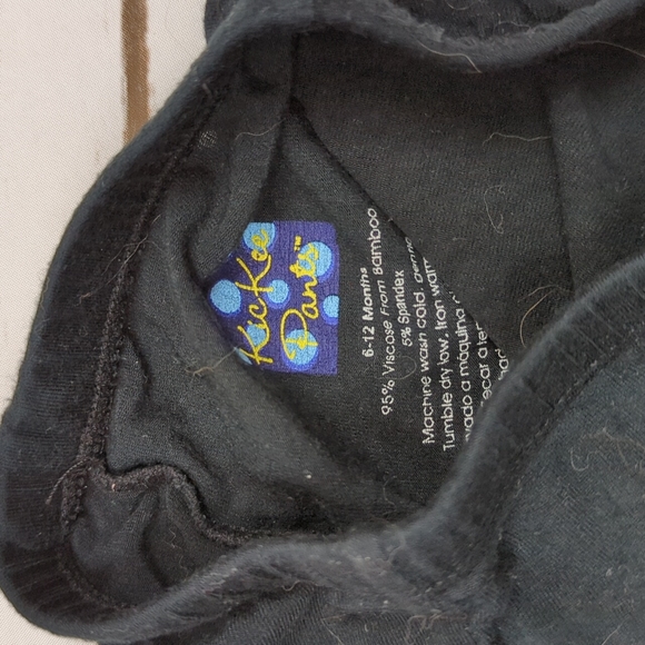 Kickee Pants Pink Black Emu Outfit Set 6-12M - Picture 10 of 11